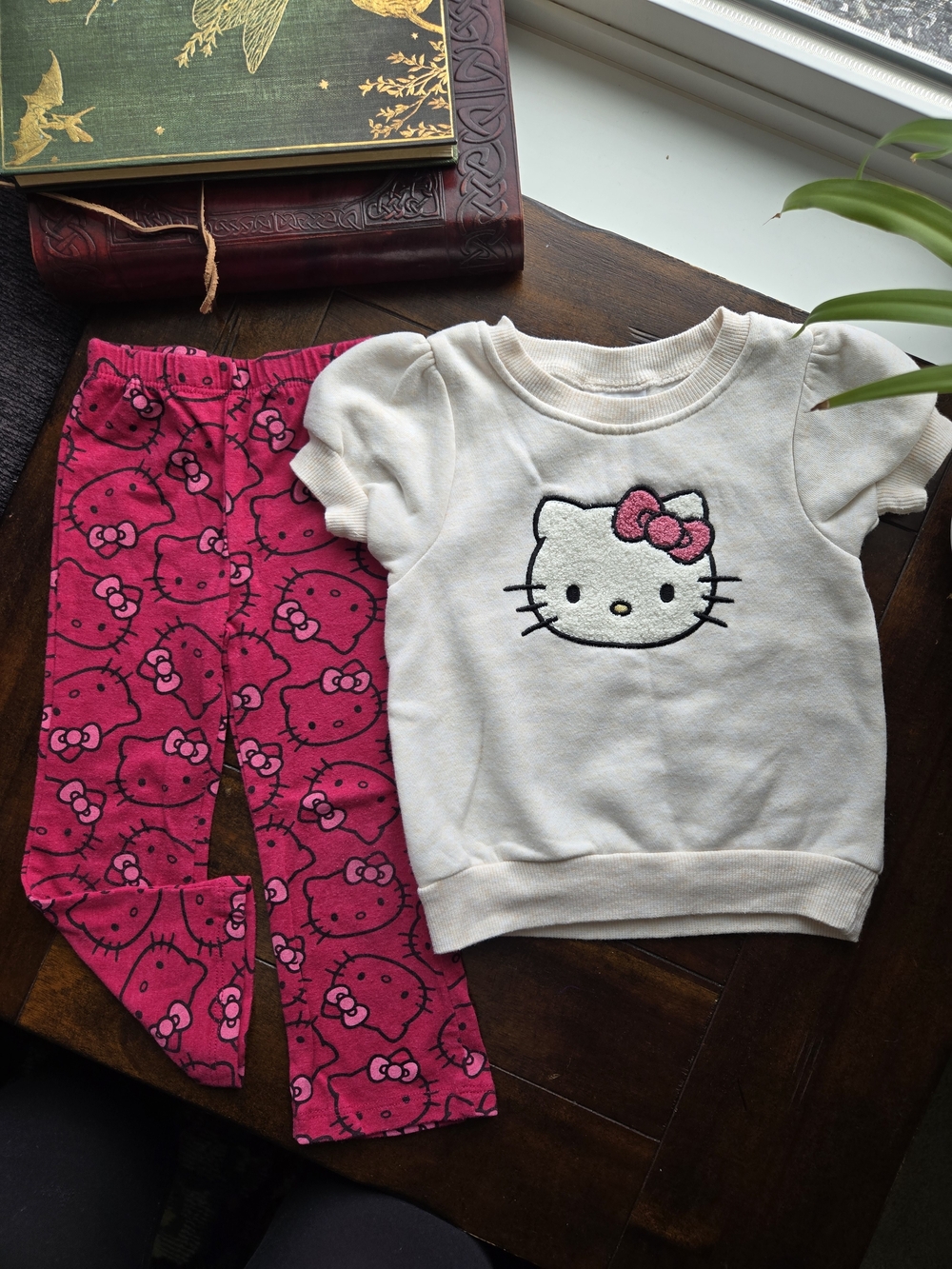 Hello Kitty Pink & Cream Toddler Girls' Matching Set